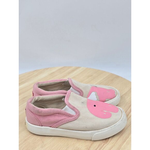 Buckfeet Elephant Slip ON Canvas Sneakers Girls Toddler Sz 8 - Picture 3 of 7